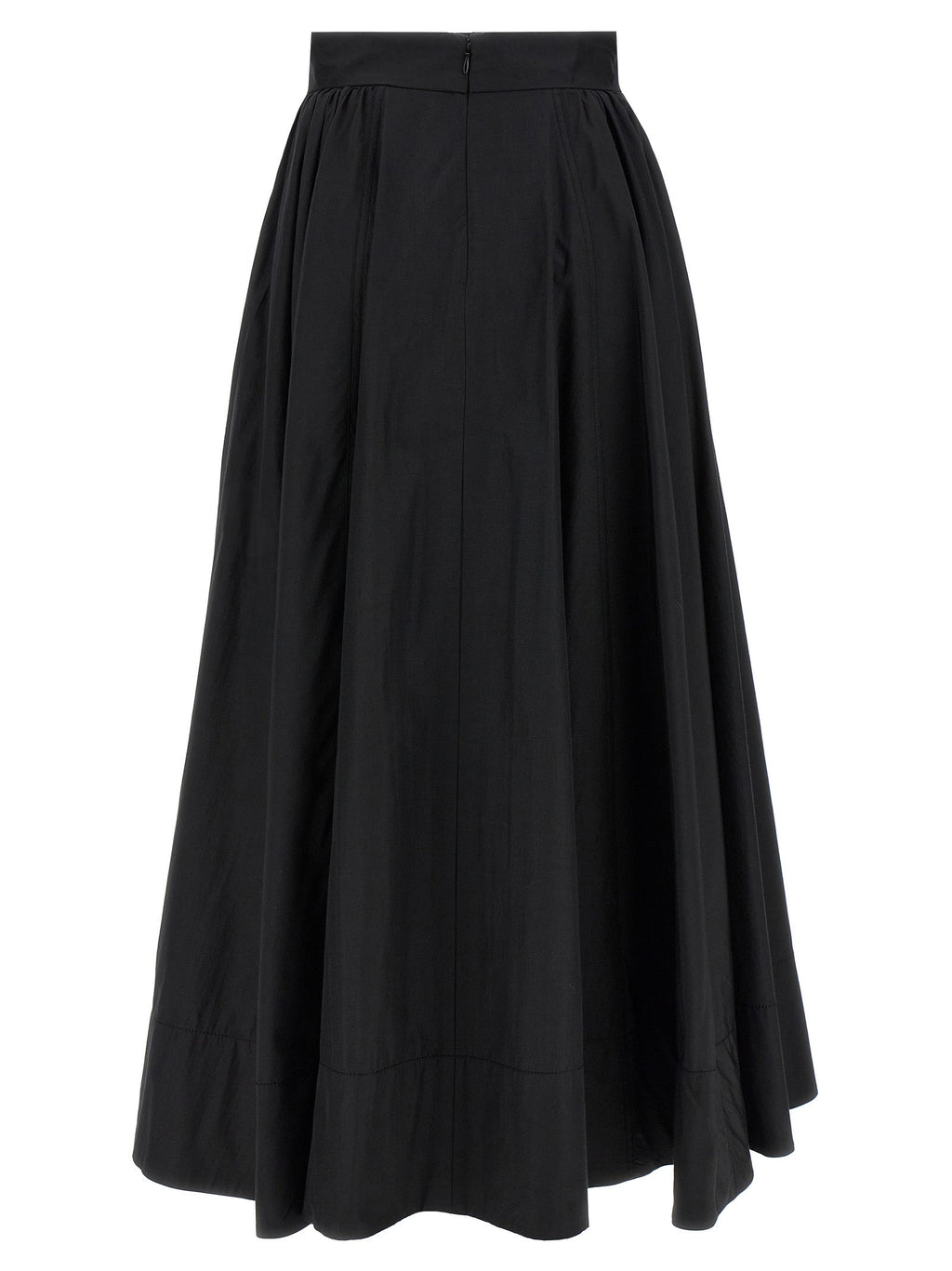 The Andamane Black Polyester Mini Skirt