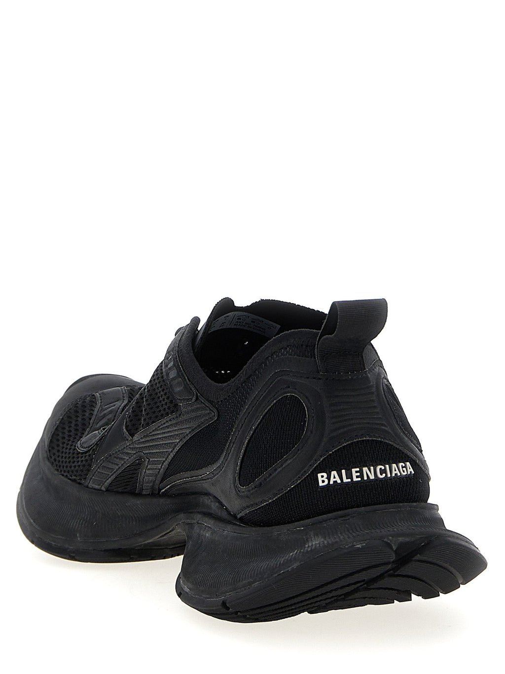 Balenciaga Black Polyester Athletic Sneakers