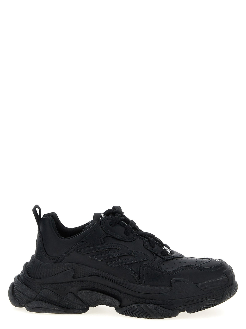 Balenciaga Black Polyethylene Athletic Sneakers