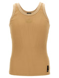 Fendi Beige Polyamide Tank Tops