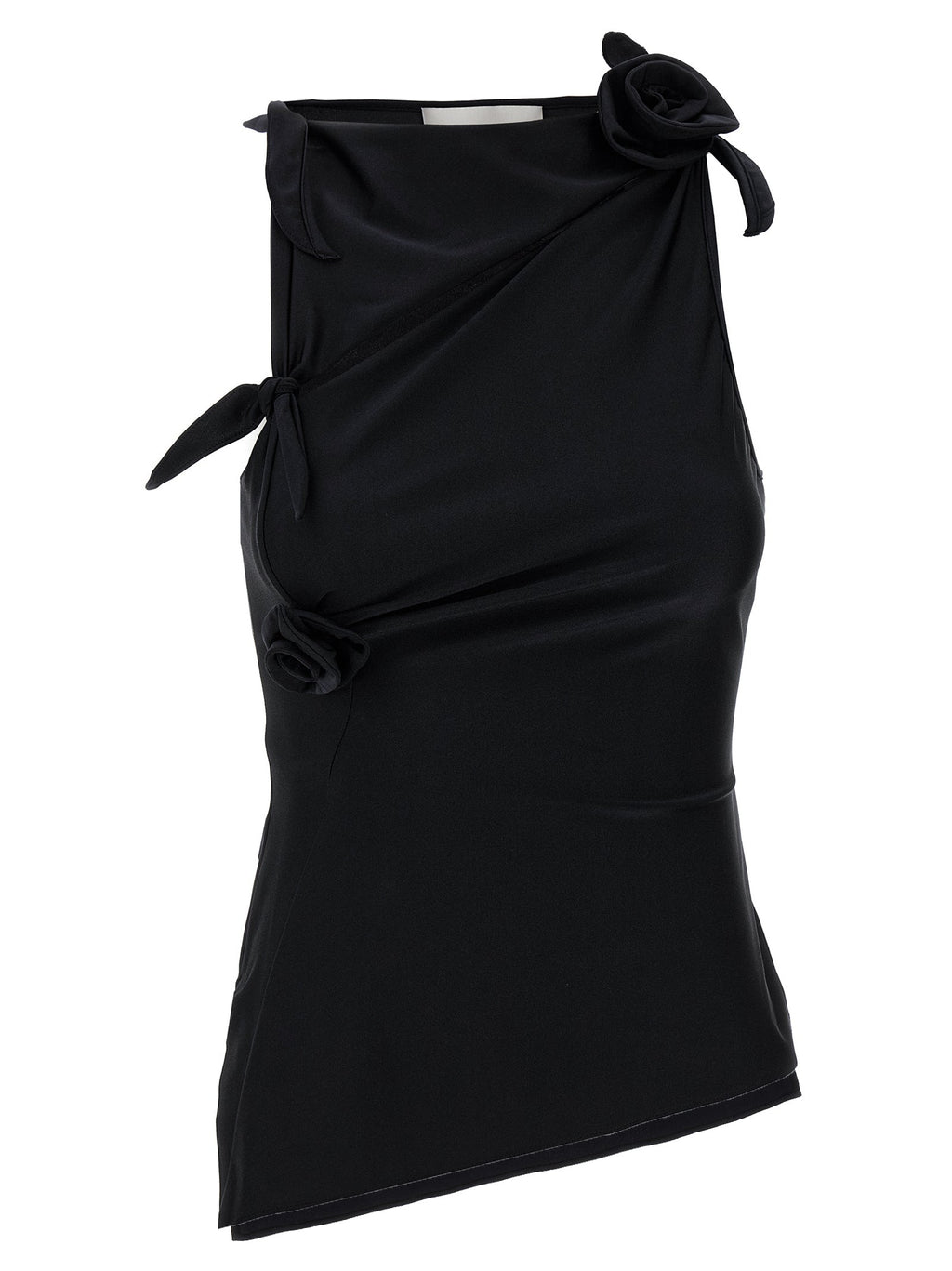 Coperni Black Polyamide Tank Tops