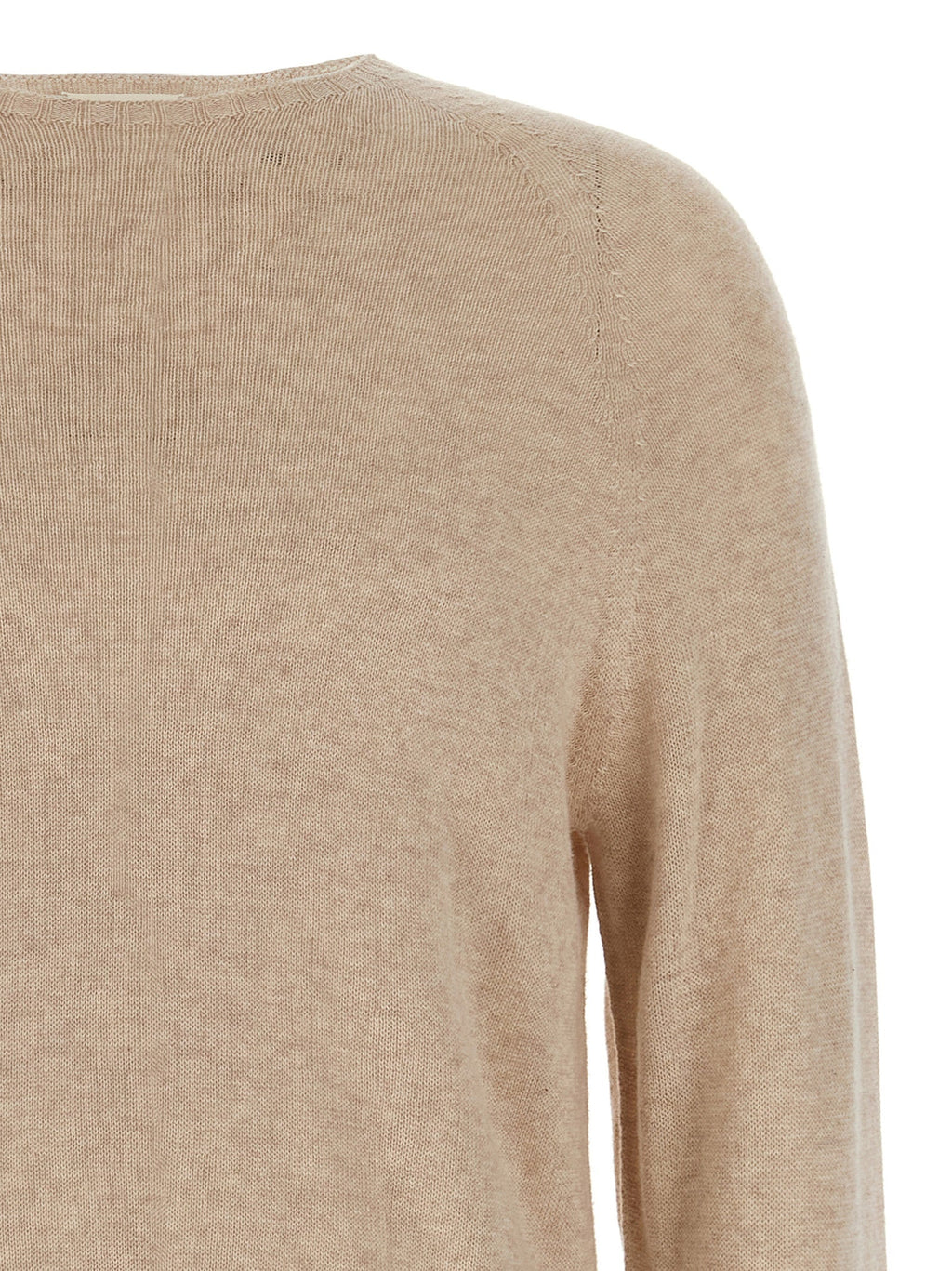 MA'RY'YA Beige Cotton Cardigan