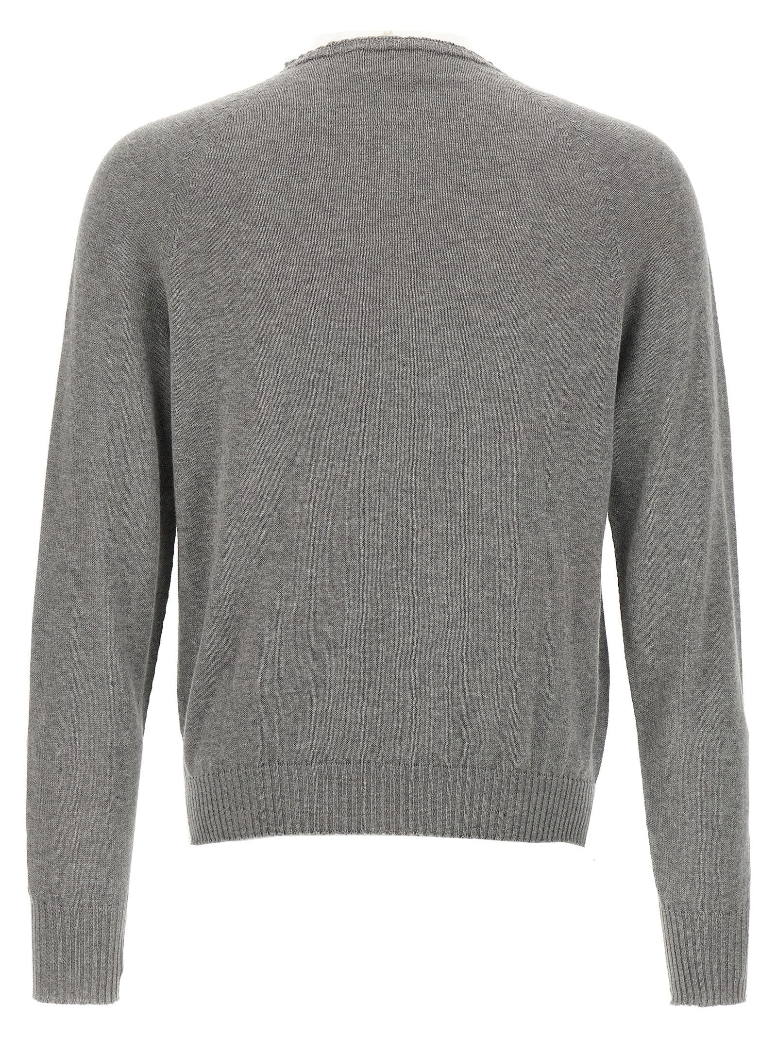 MA'RY'YA Gray Cotton Cardigan