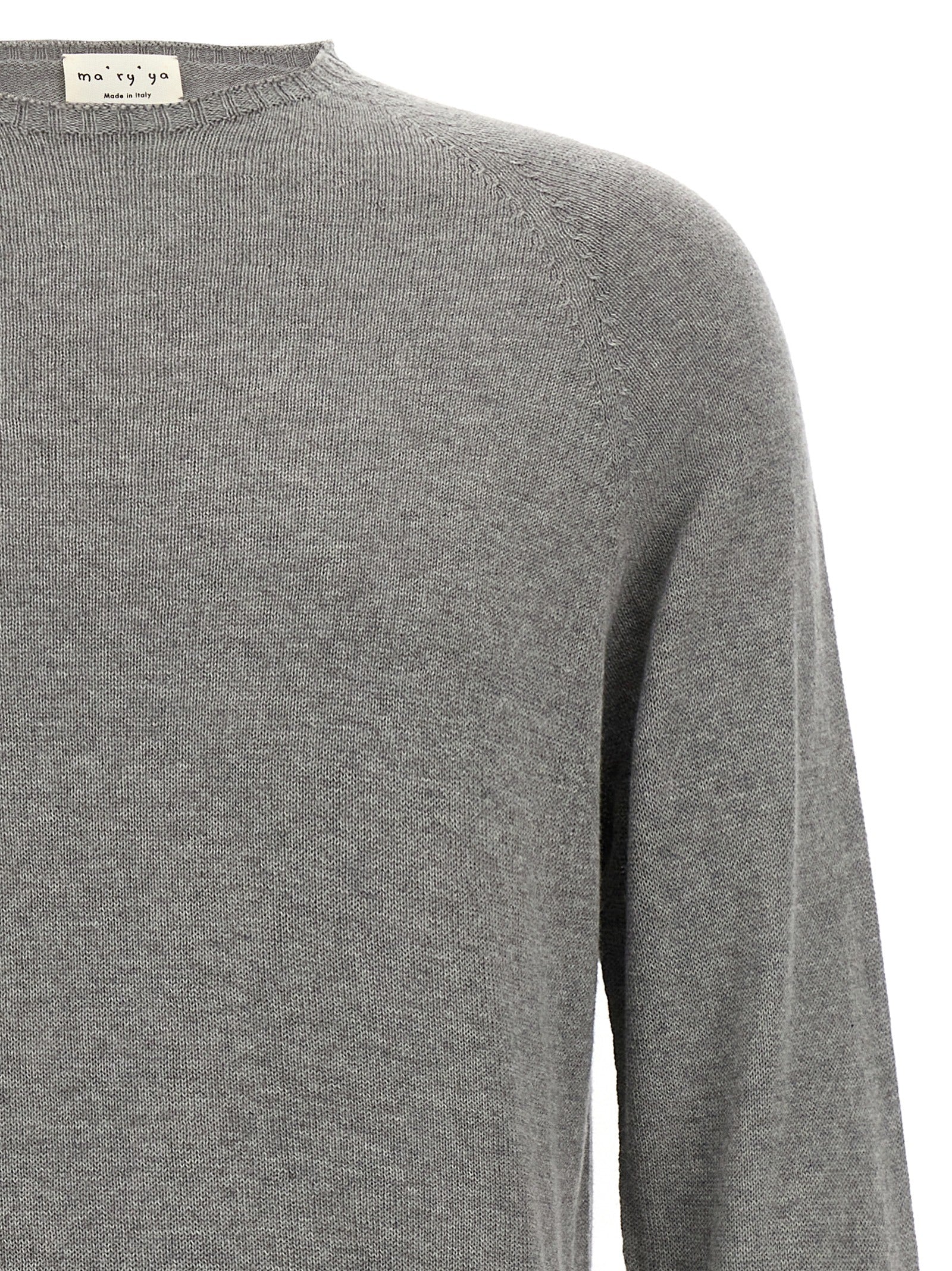 MA'RY'YA Gray Cotton Cardigan
