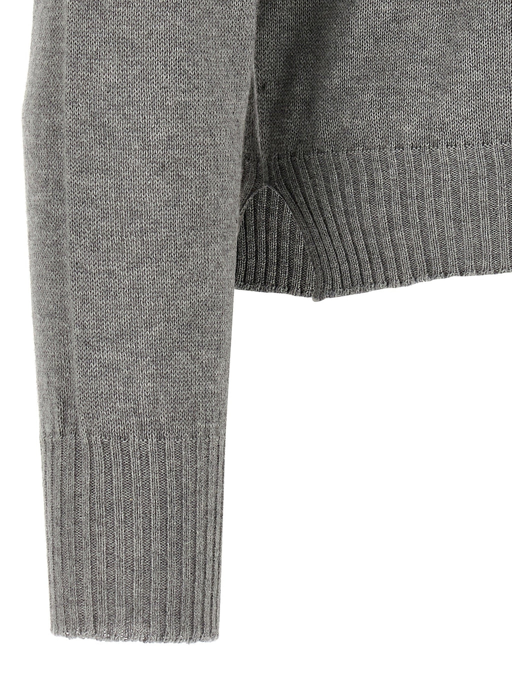 MA'RY'YA Gray Cotton Cardigan
