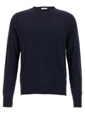 MA'RY'YA Blue Cotton Cardigan