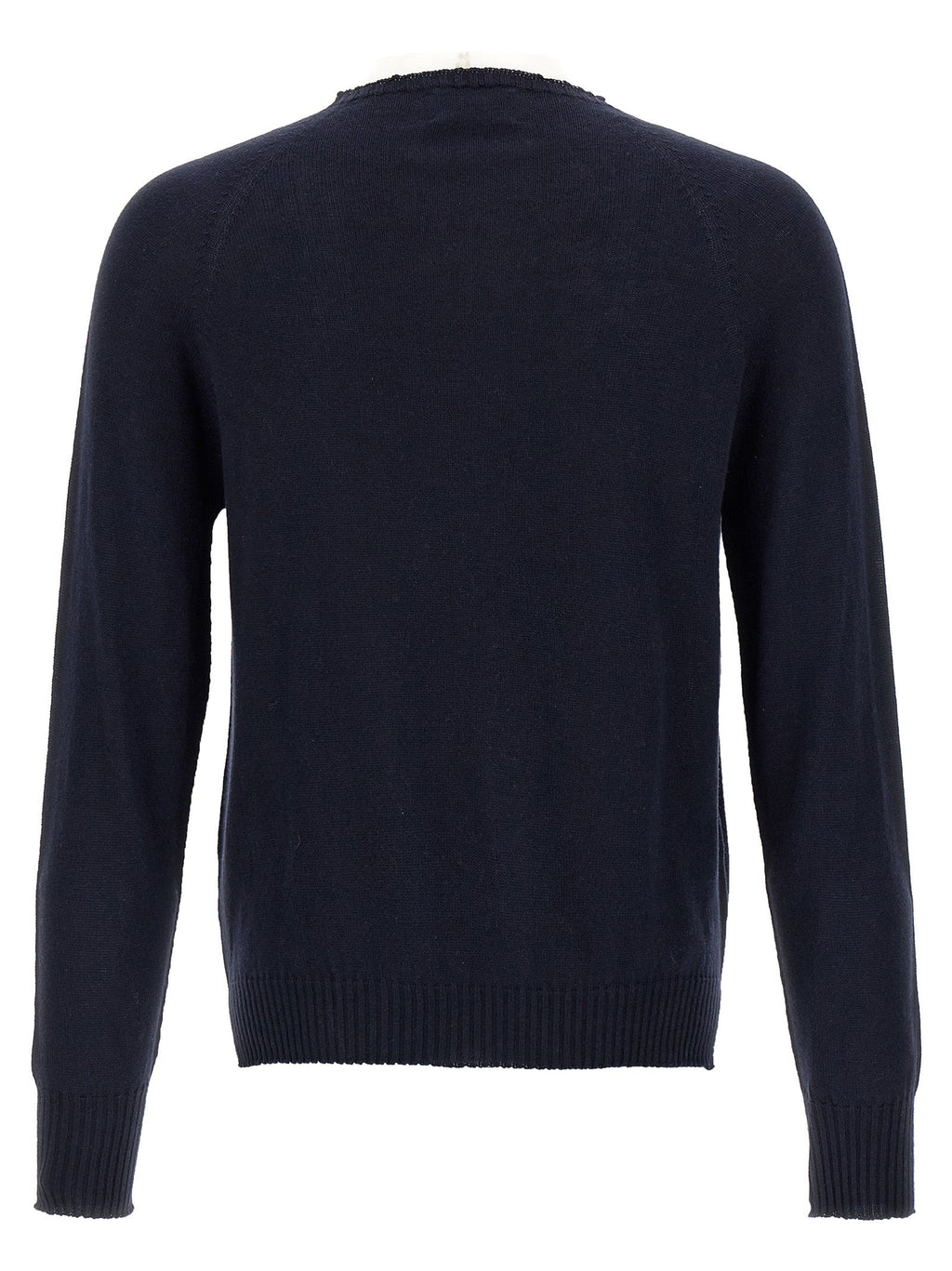 MA'RY'YA Blue Cotton Cardigan