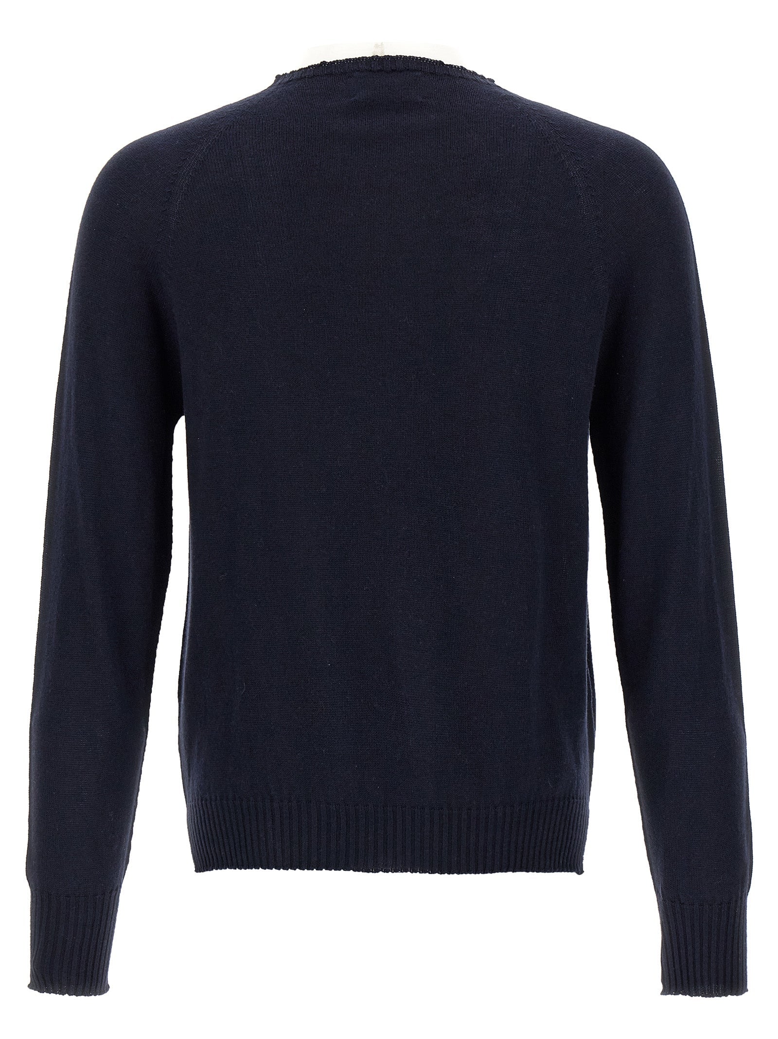 MA'RY'YA Blue Cotton Cardigan