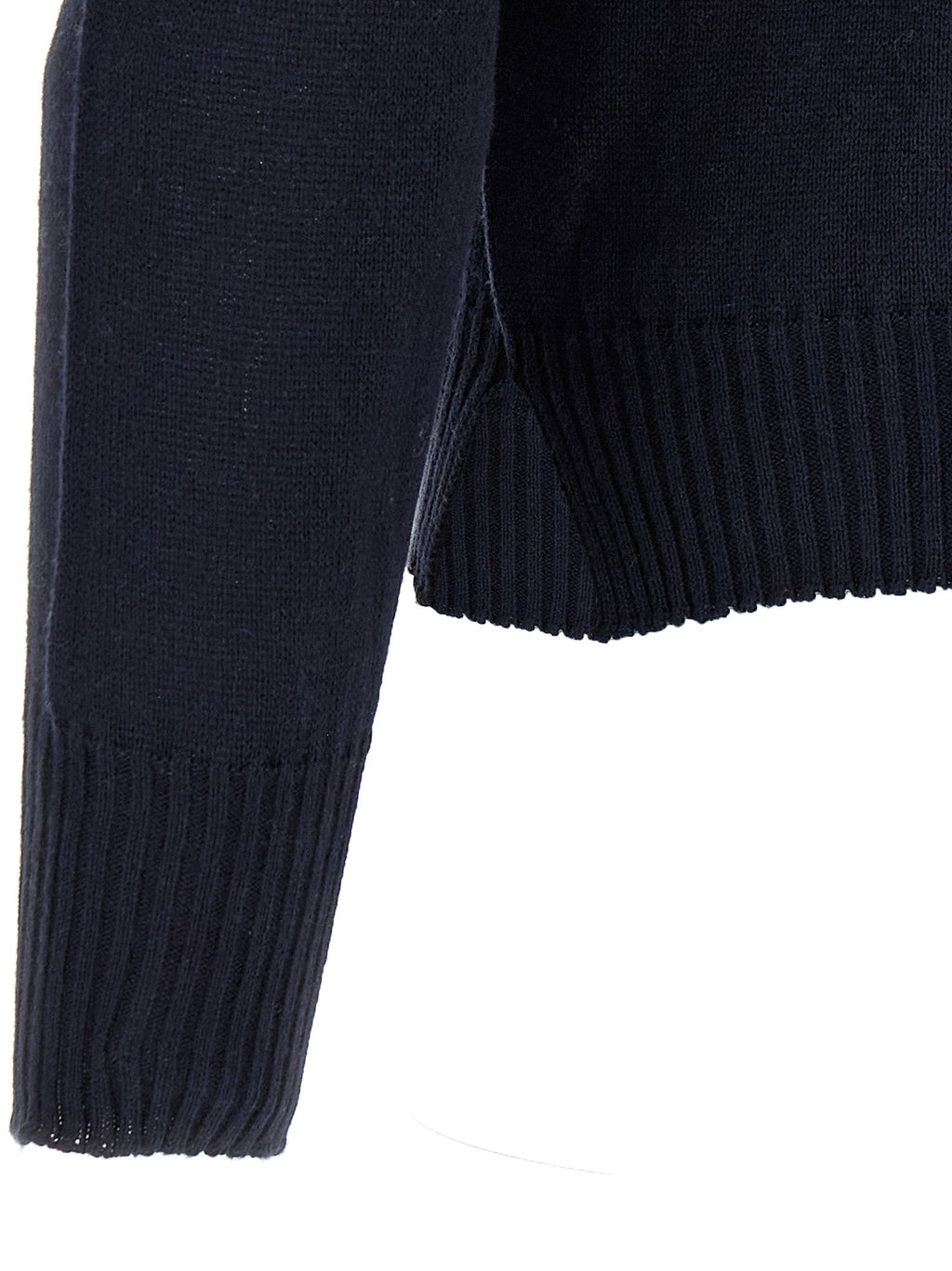 MA'RY'YA Blue Cotton Cardigan