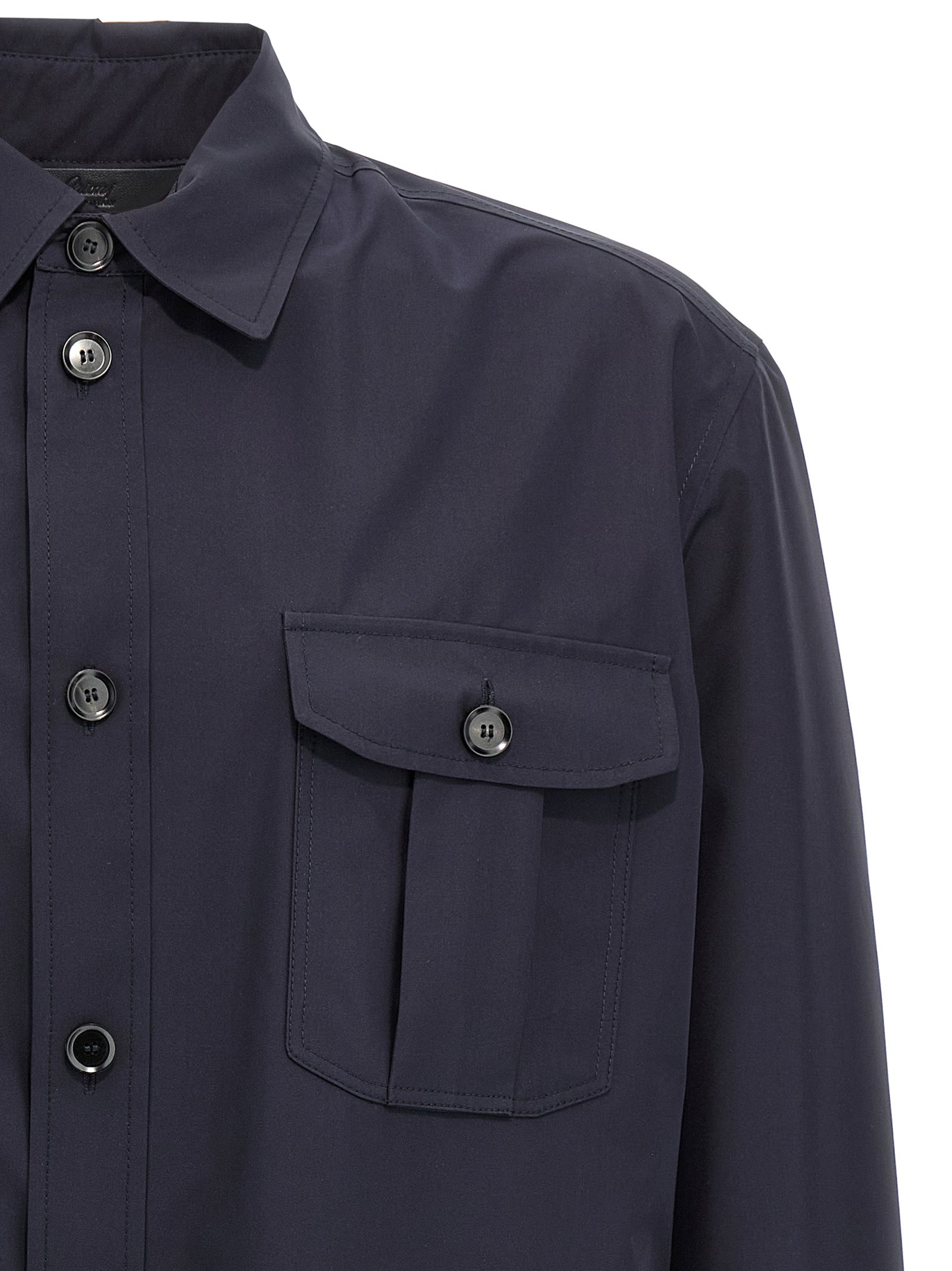 Brioni Blue Silk Jacket
