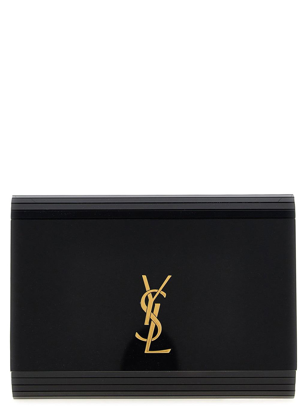Saint Laurent Black Plexiglass Crossbody Bag