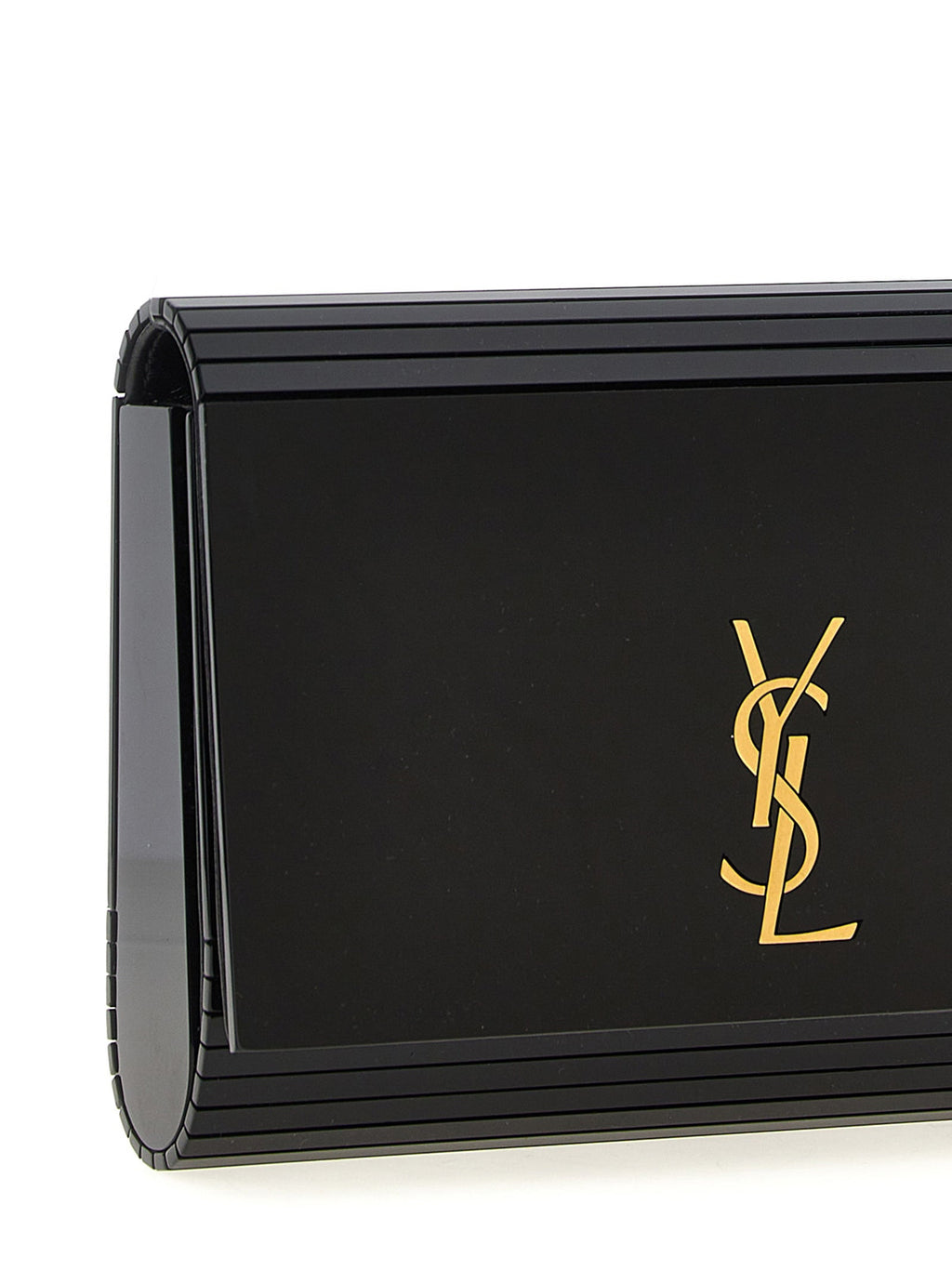 Saint Laurent Black Plexiglass Crossbody Bag