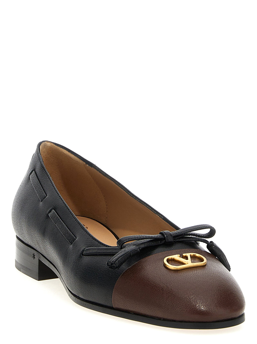 Valentino Garavani Multicolor Calfskin Ballet Flats
