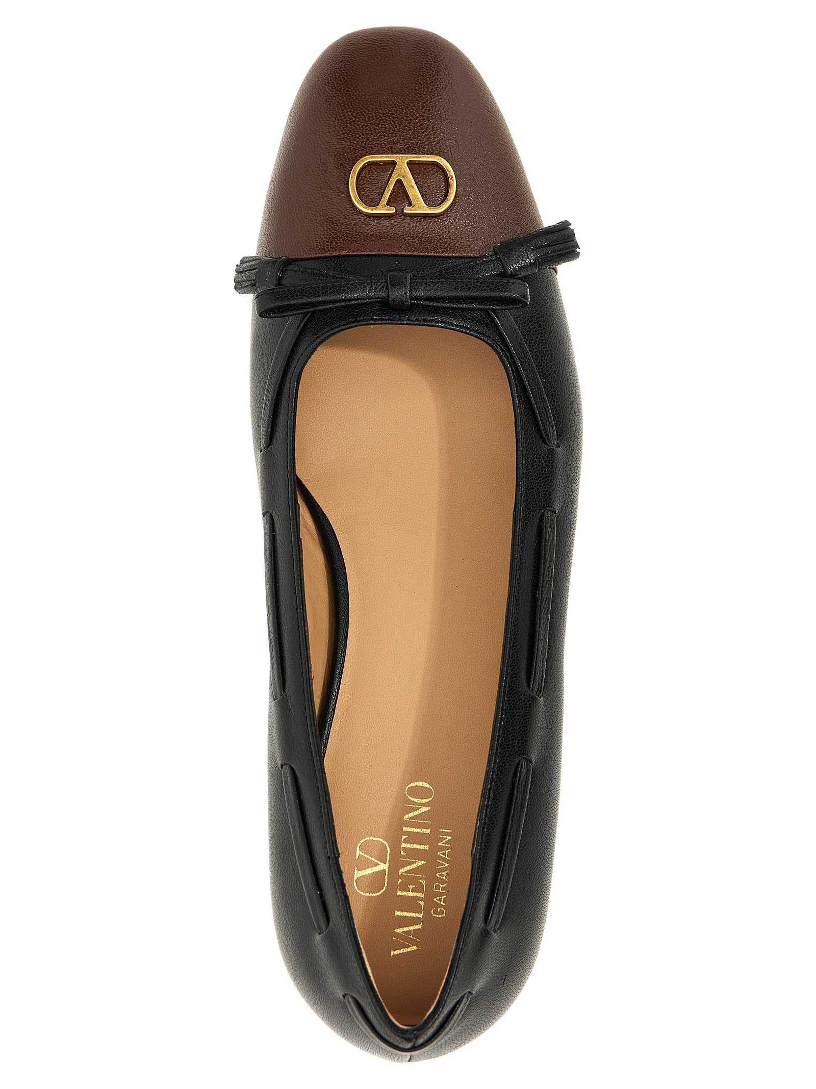 Valentino Garavani Multicolor Calfskin Ballet Flats