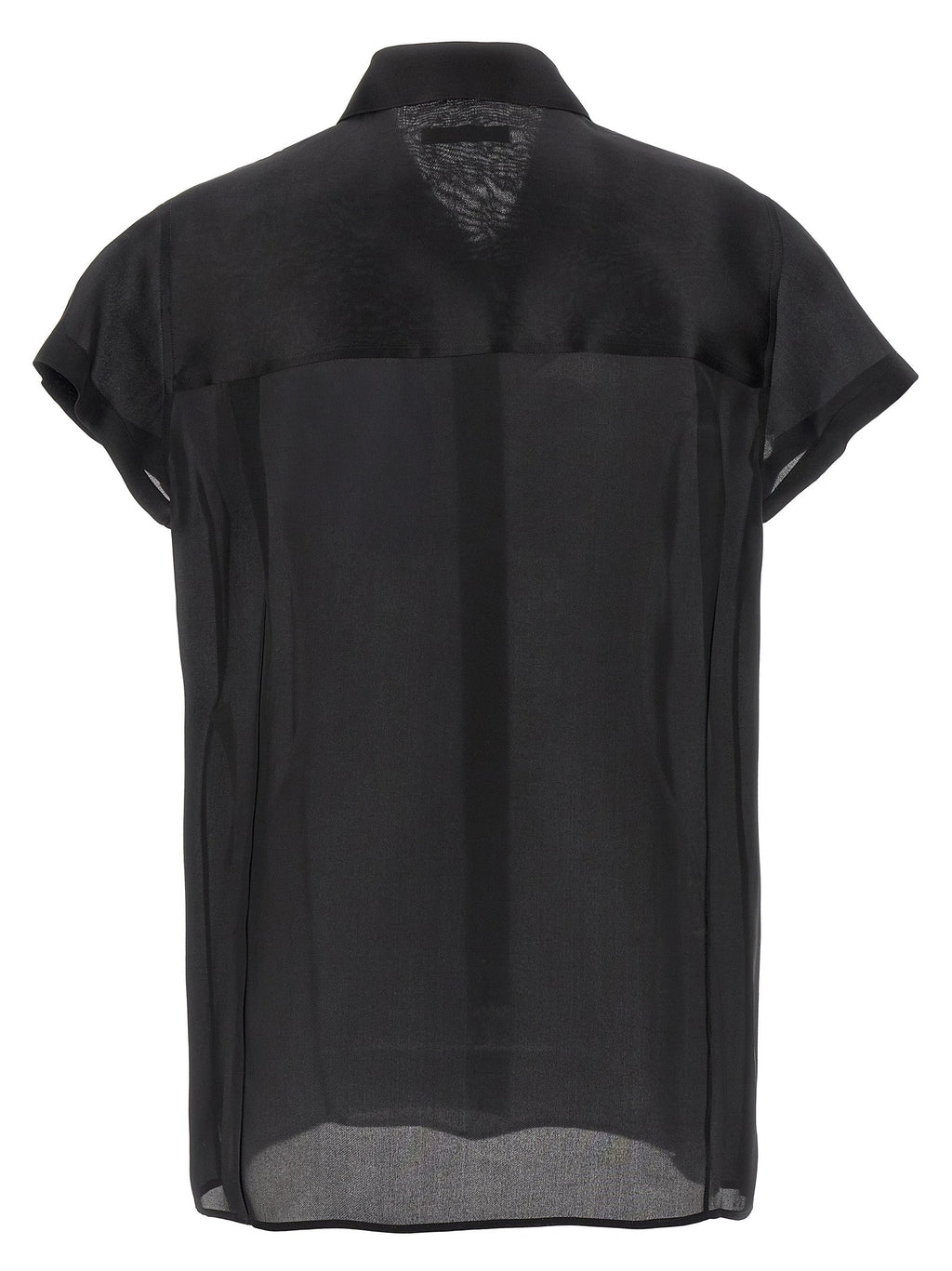 Khaite Black Silk Blouse