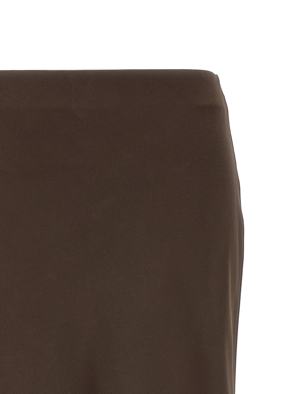 Brunello Cucinelli Brown Acetate Mini Skirt