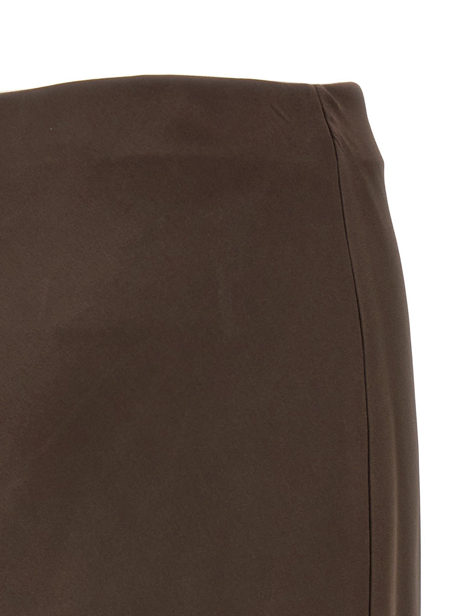 Brunello Cucinelli Brown Acetate Mini Skirt