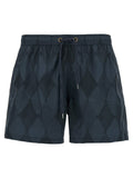 Ballantyne Blue Polyester Swim Shorts