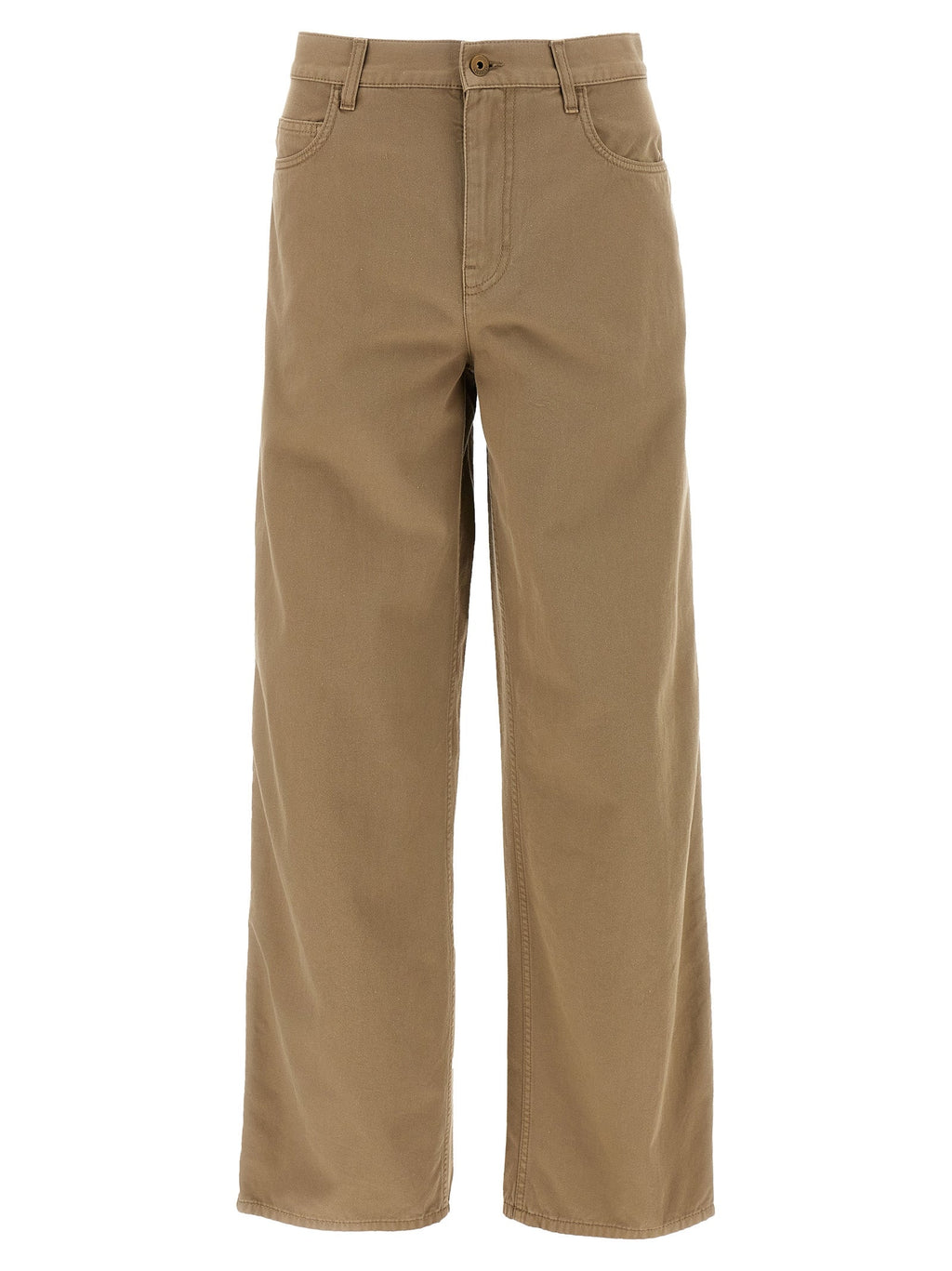 Burberry Beige Cotton Casual Pants