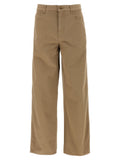 Burberry Beige Cotton Casual Pants