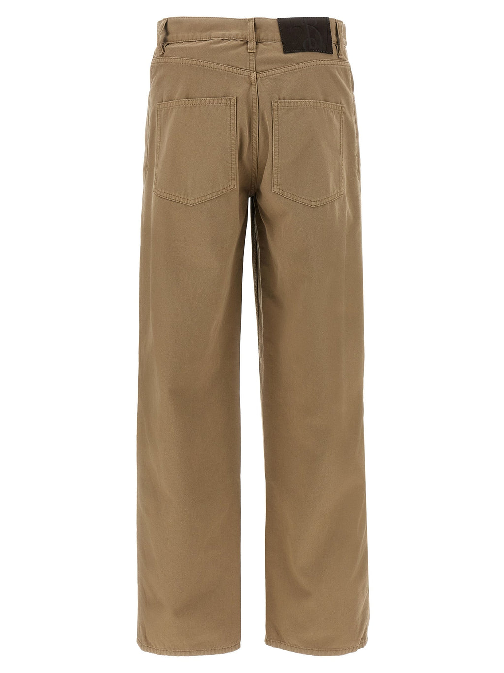 Burberry Beige Cotton Casual Pants