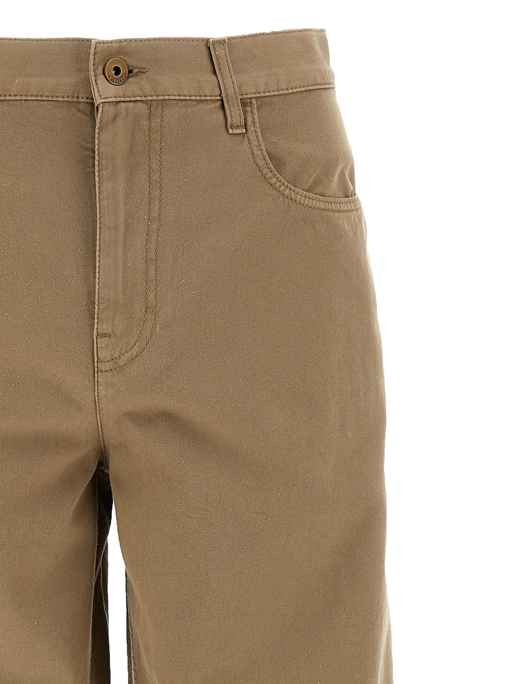 Burberry Beige Cotton Casual Pants