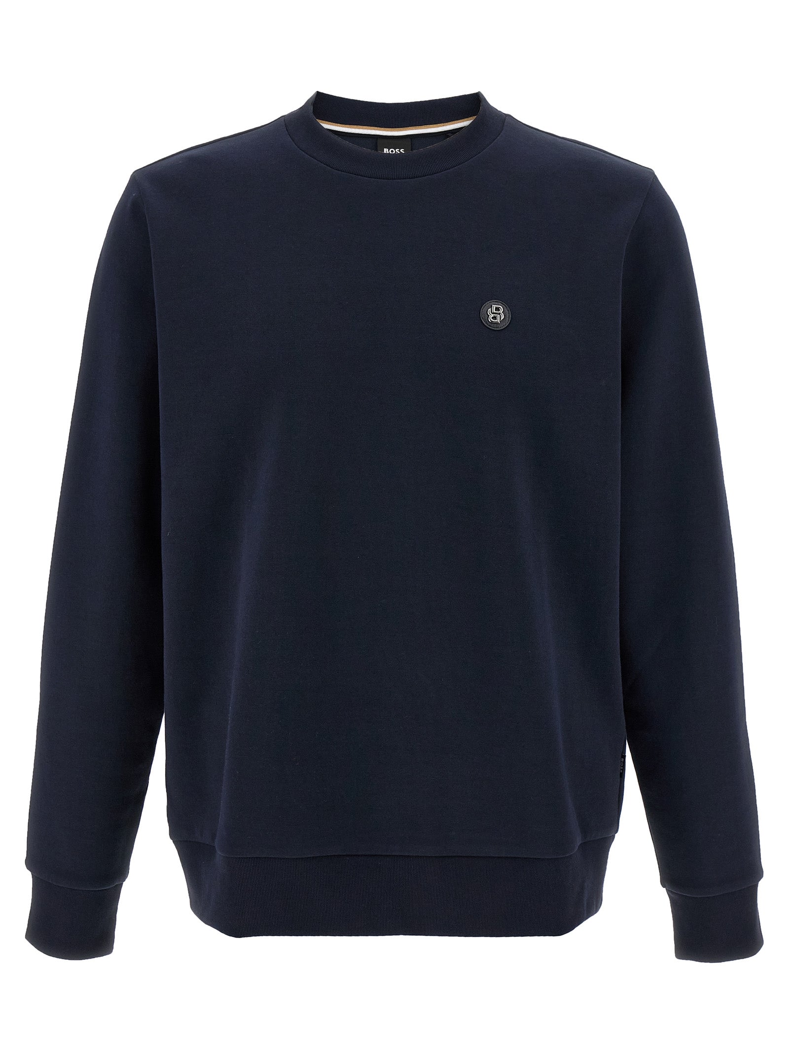 Hugo Boss Blue Cotton Sweatshirt