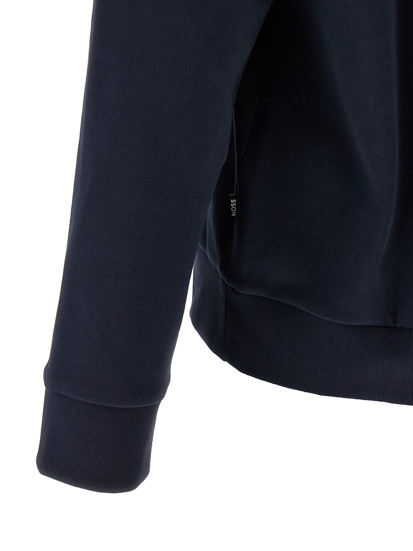 Hugo Boss Blue Cotton Sweatshirt