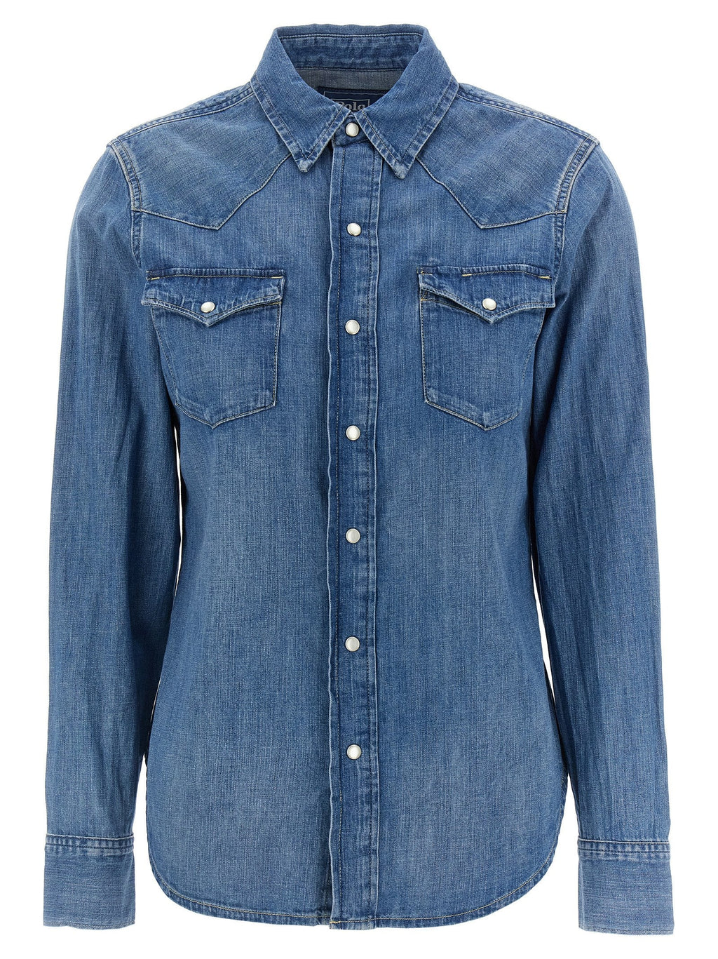 Polo Ralph Lauren Blue Cotton Blouse