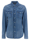 Polo Ralph Lauren Blue Cotton Blouse