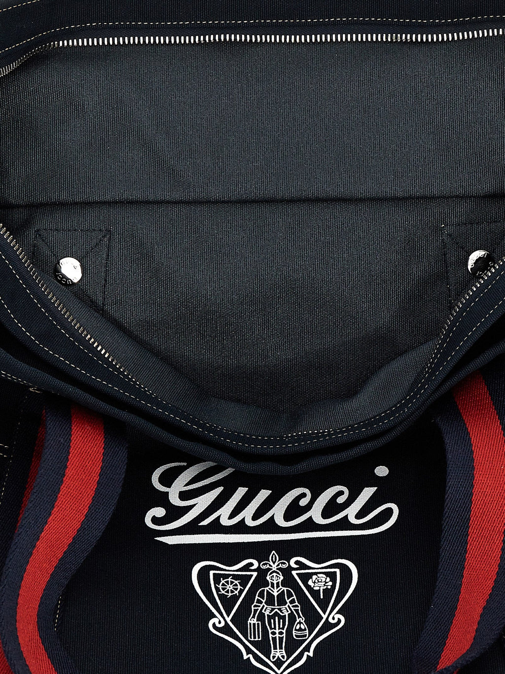 Gucci Blue Cotton Tote Bag
