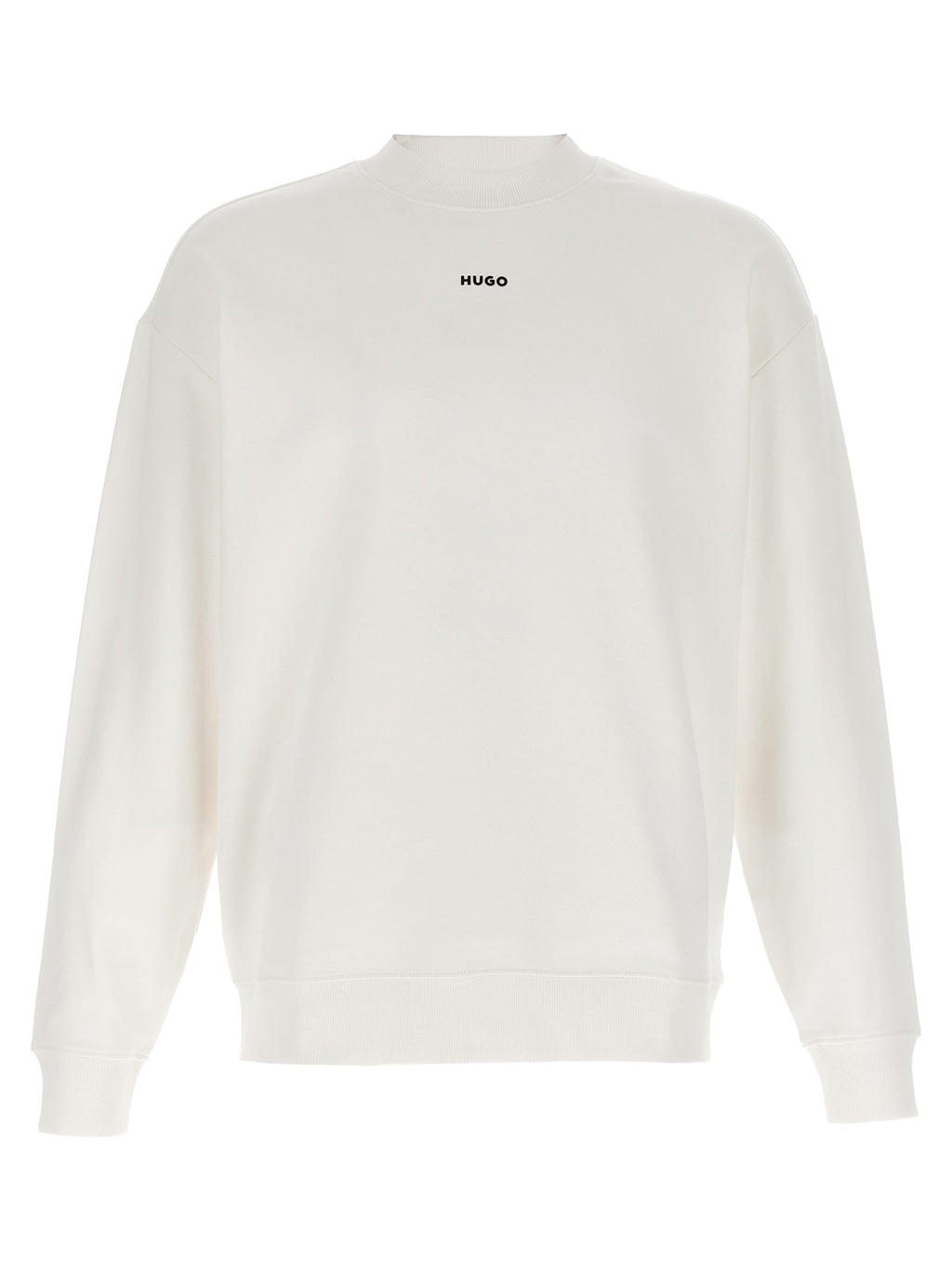 Hugo Boss White Cotton Sweatshirt