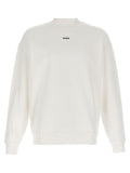 Hugo Boss White Cotton Sweatshirt