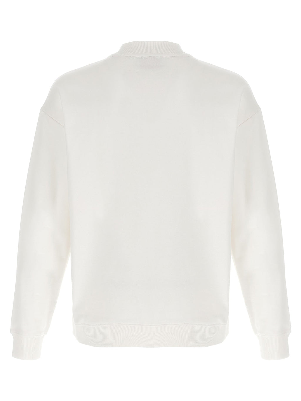 Hugo Boss White Cotton Sweatshirt