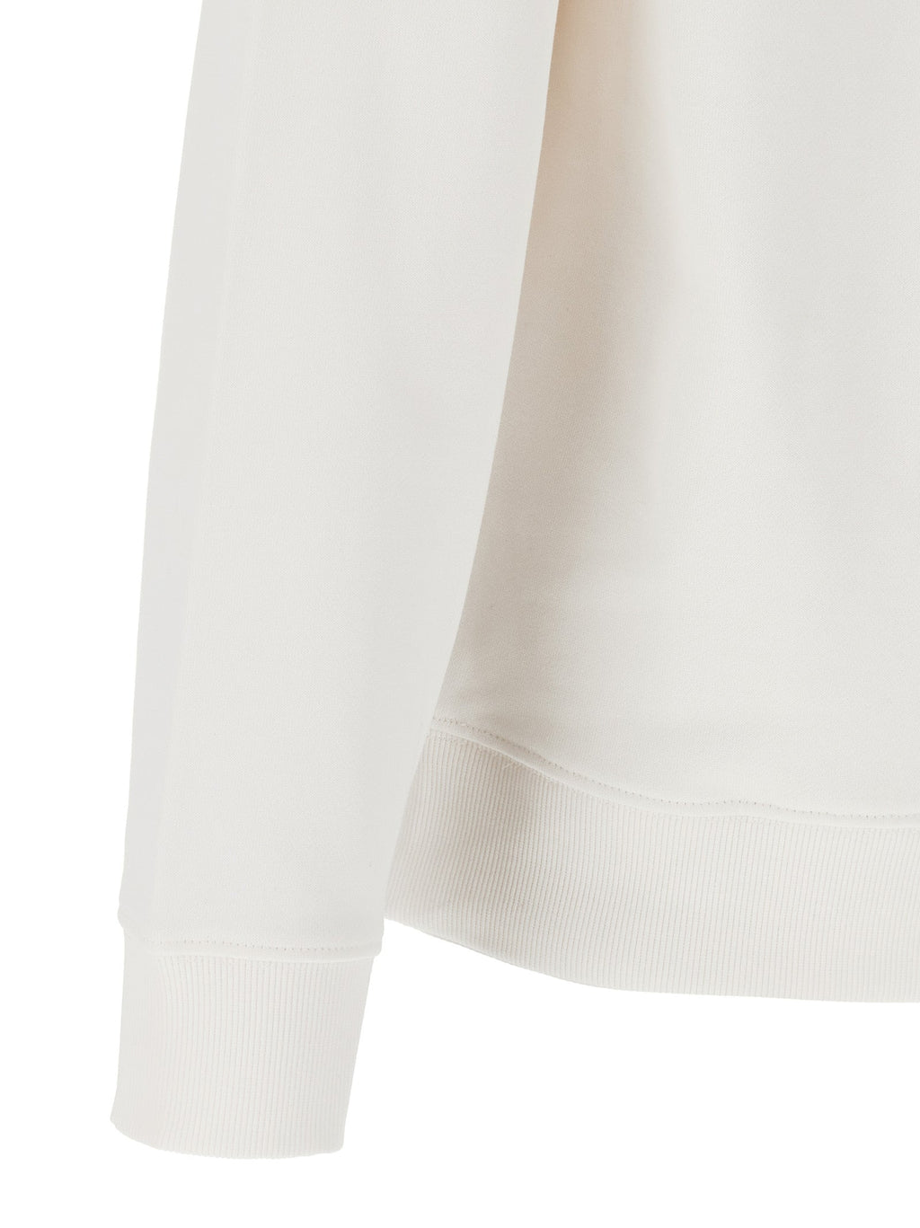 Hugo Boss White Cotton Sweatshirt