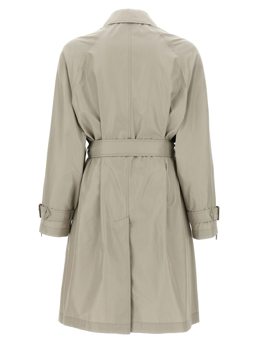 Burberry Gray Satin Coat