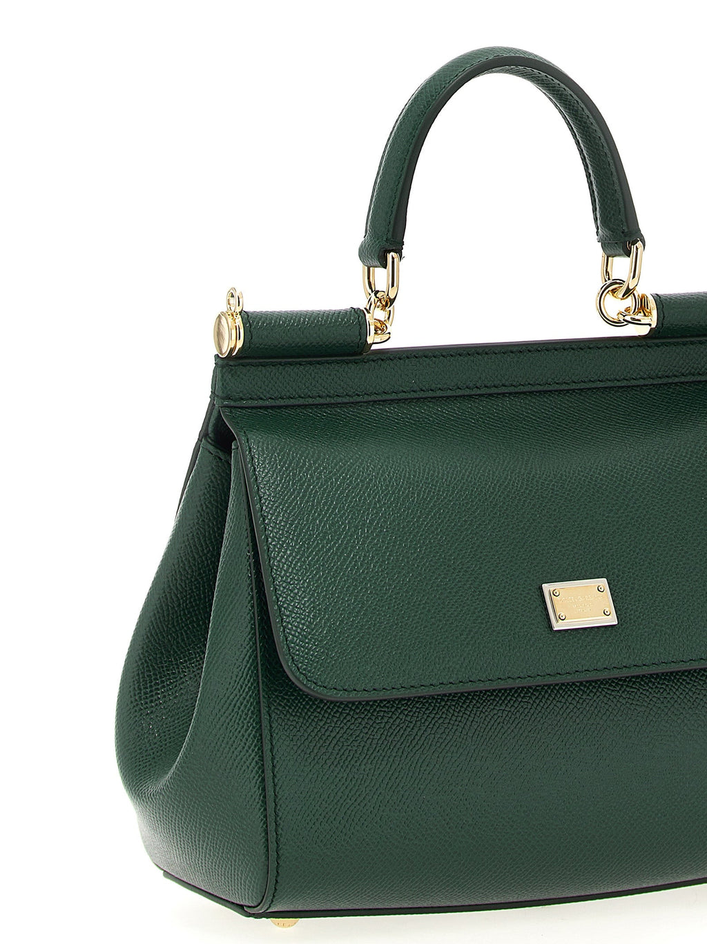 Dolce & Gabbana Bicolor Calfskin Handbag