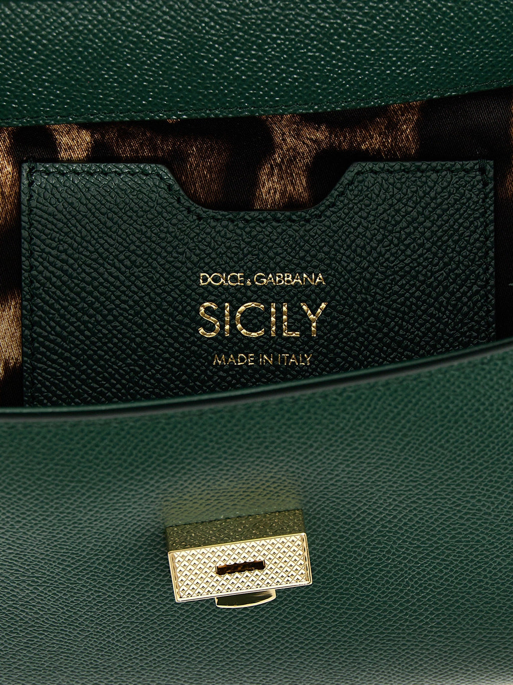 Dolce & Gabbana Bicolor Calfskin Handbag