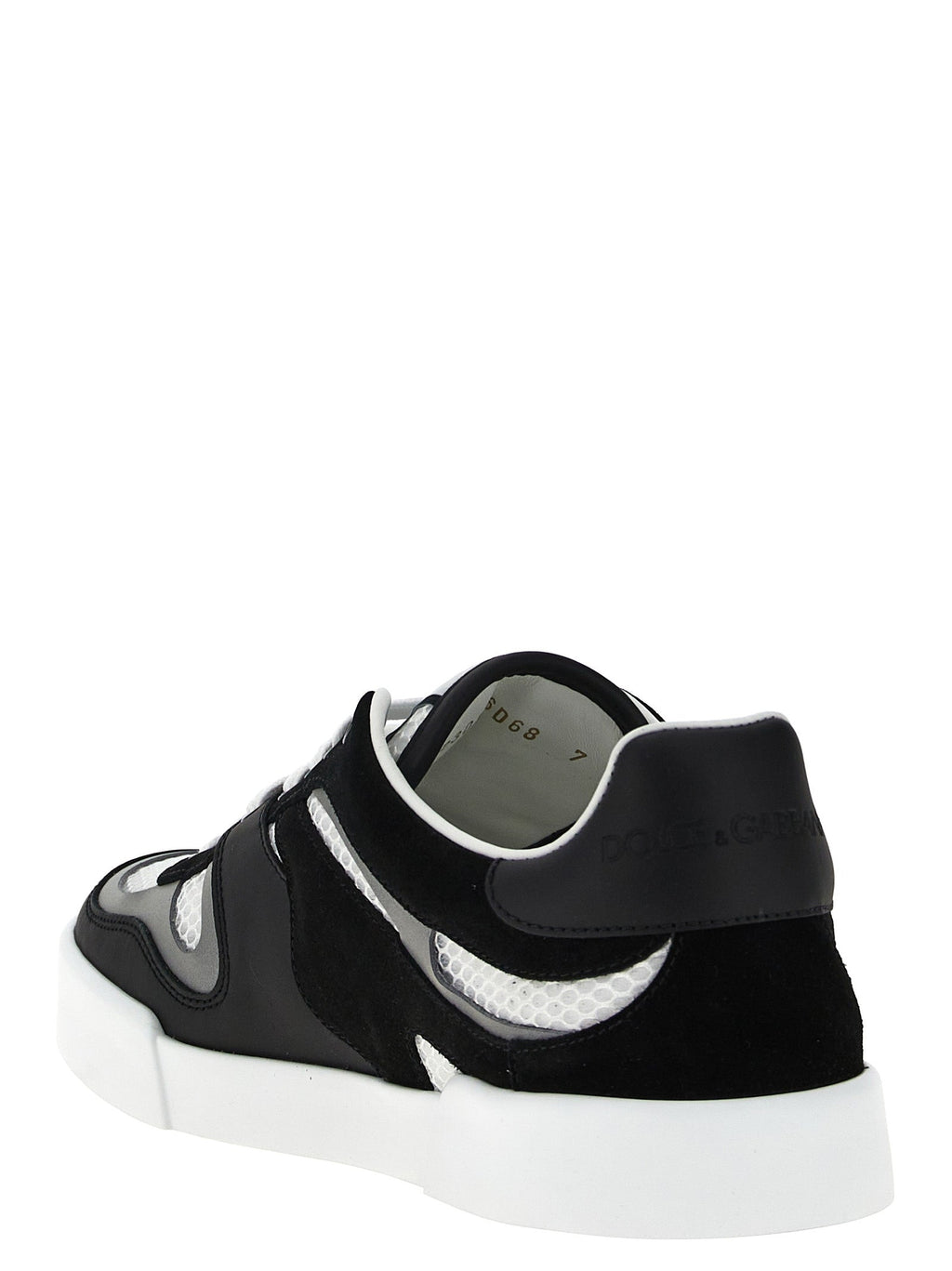 Dolce & Gabbana Bicolor Calfskin Sneakers