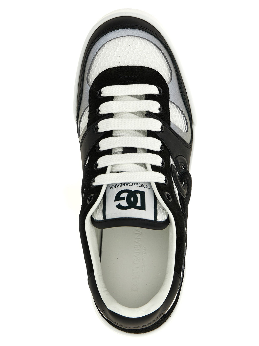 Dolce & Gabbana Bicolor Calfskin Sneakers