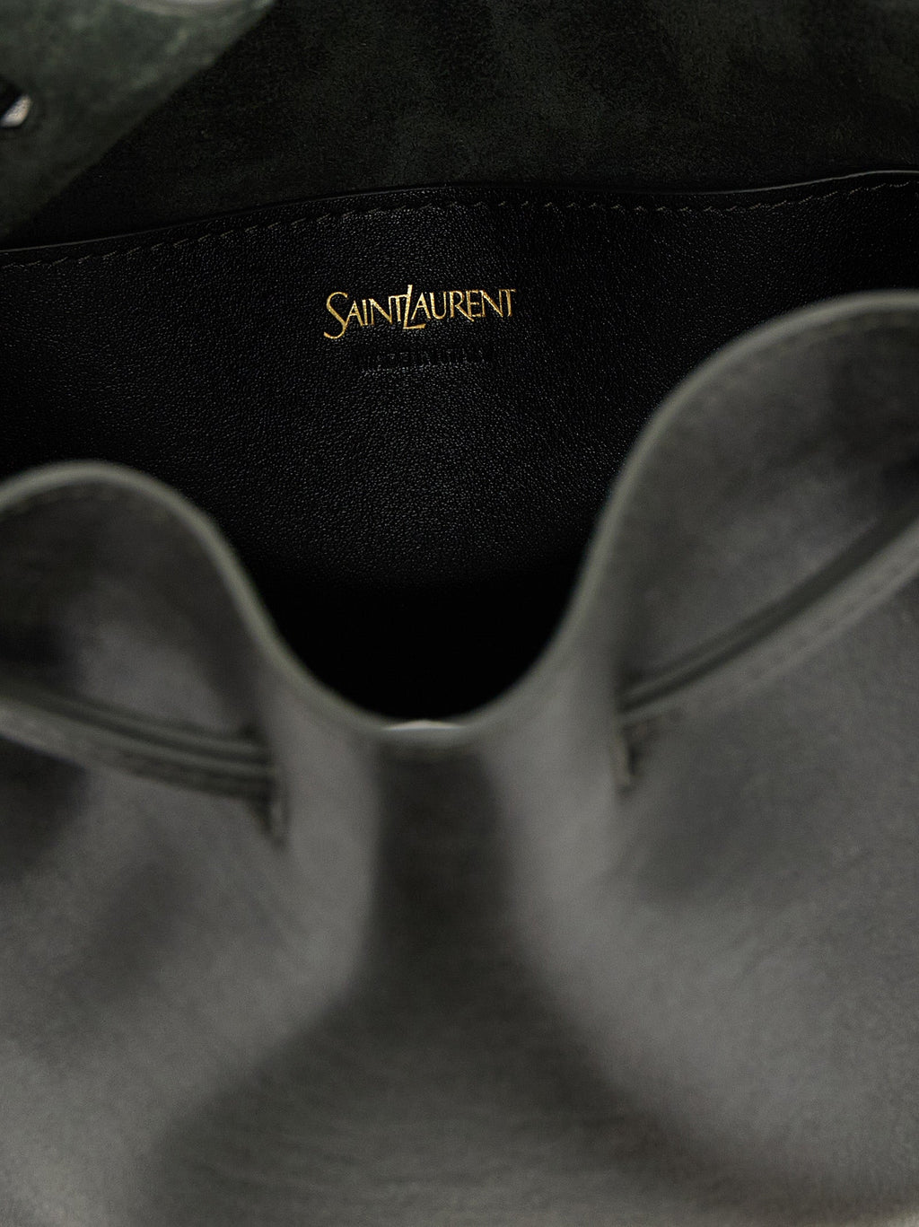 Saint Laurent Bicolor Calfskin Crossbody Bag