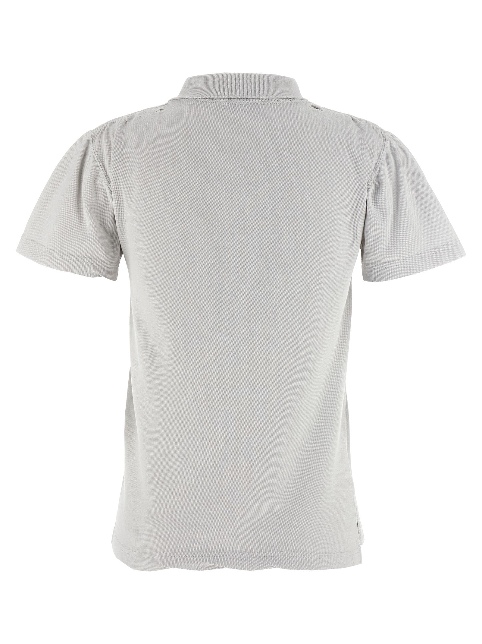 Balenciaga Gray Cotton Polo Shirt
