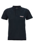 Balenciaga Blue Cotton Polo Shirt