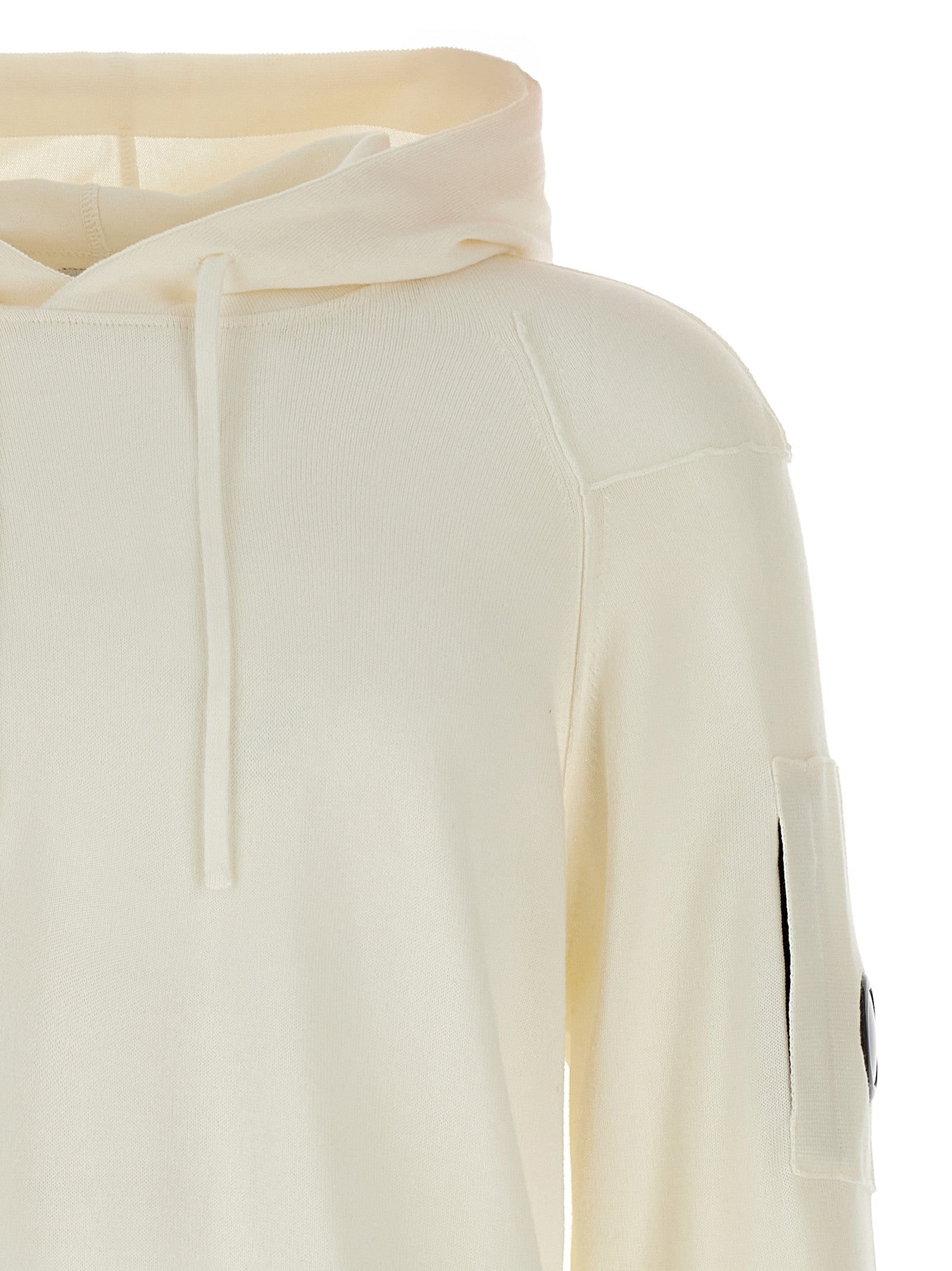 C.P. Company White Cotton Sweatshirt