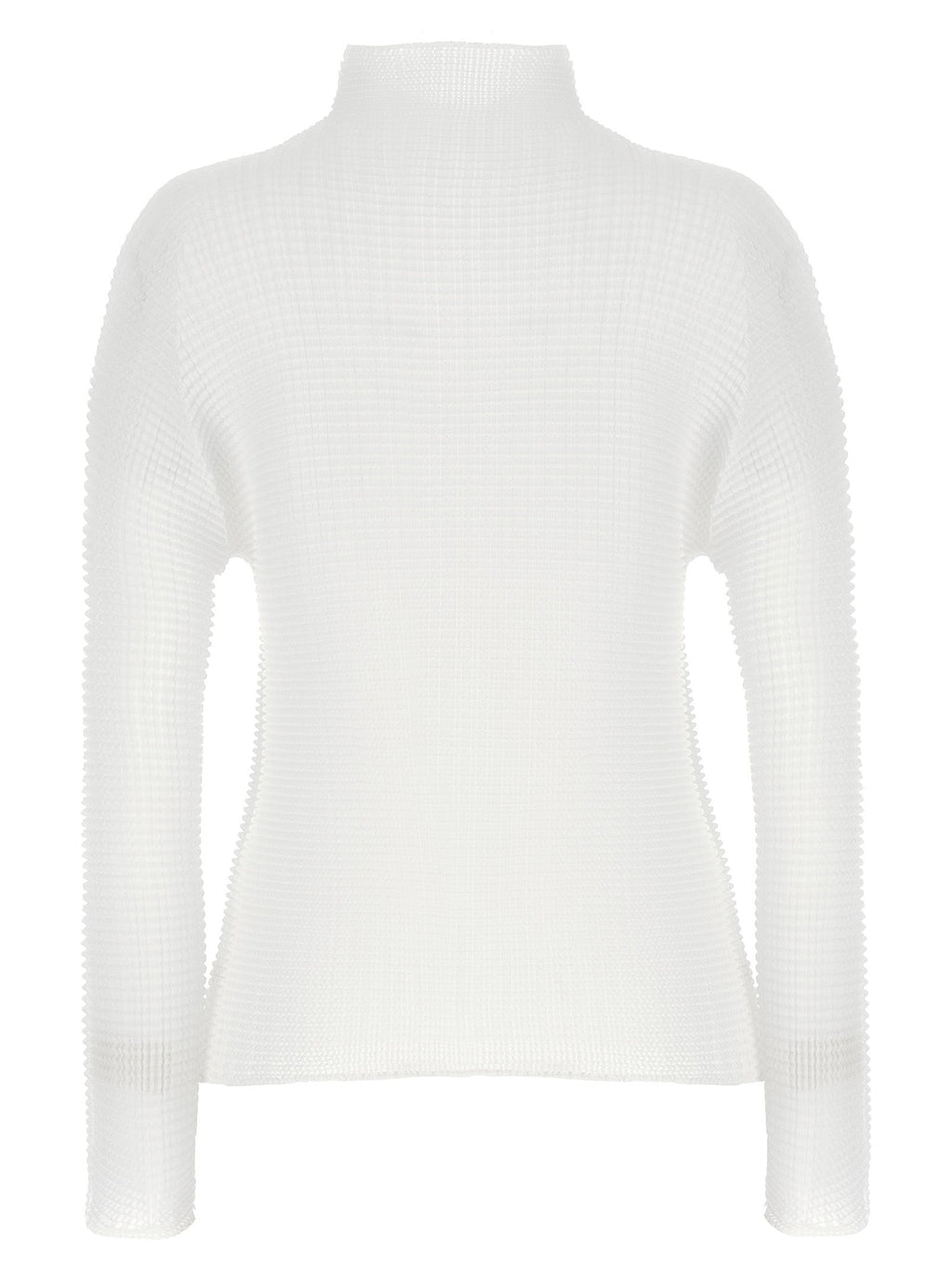 Issey Miyake White Polyester Blouse