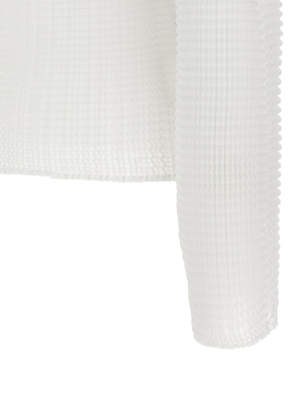 Issey Miyake White Polyester Blouse Issey Miyake