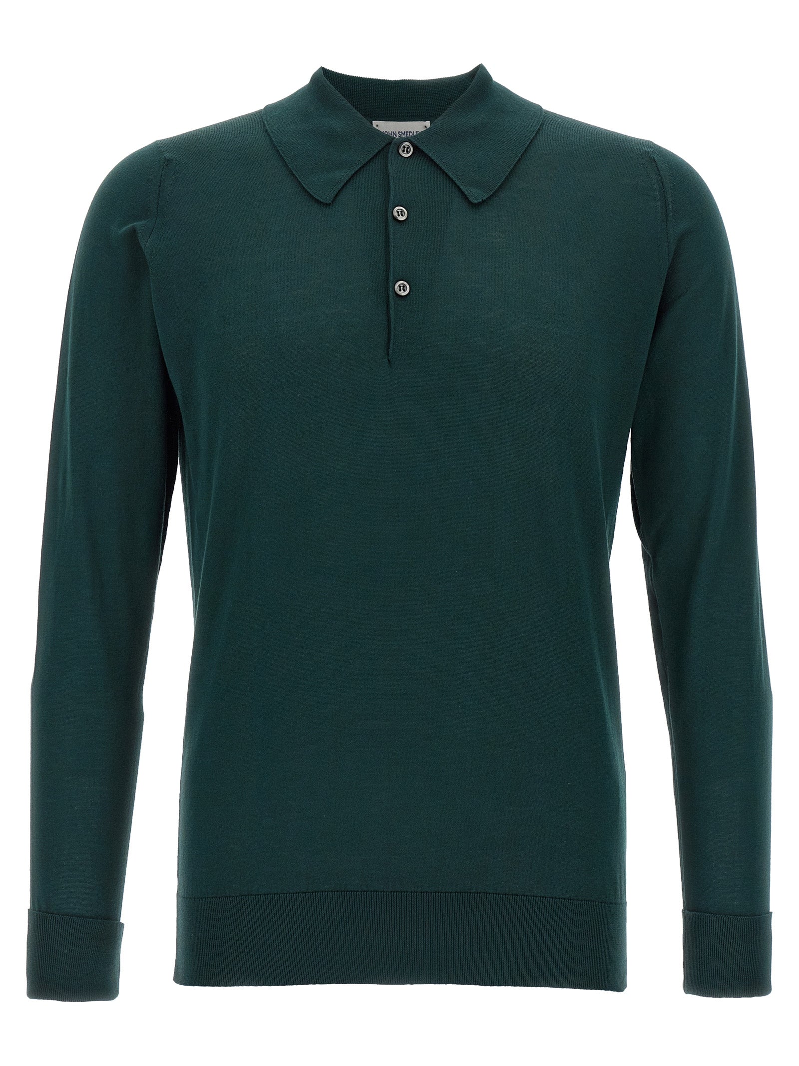 JOHN SMEDLEY Bicolor Cotton Polo Shirt