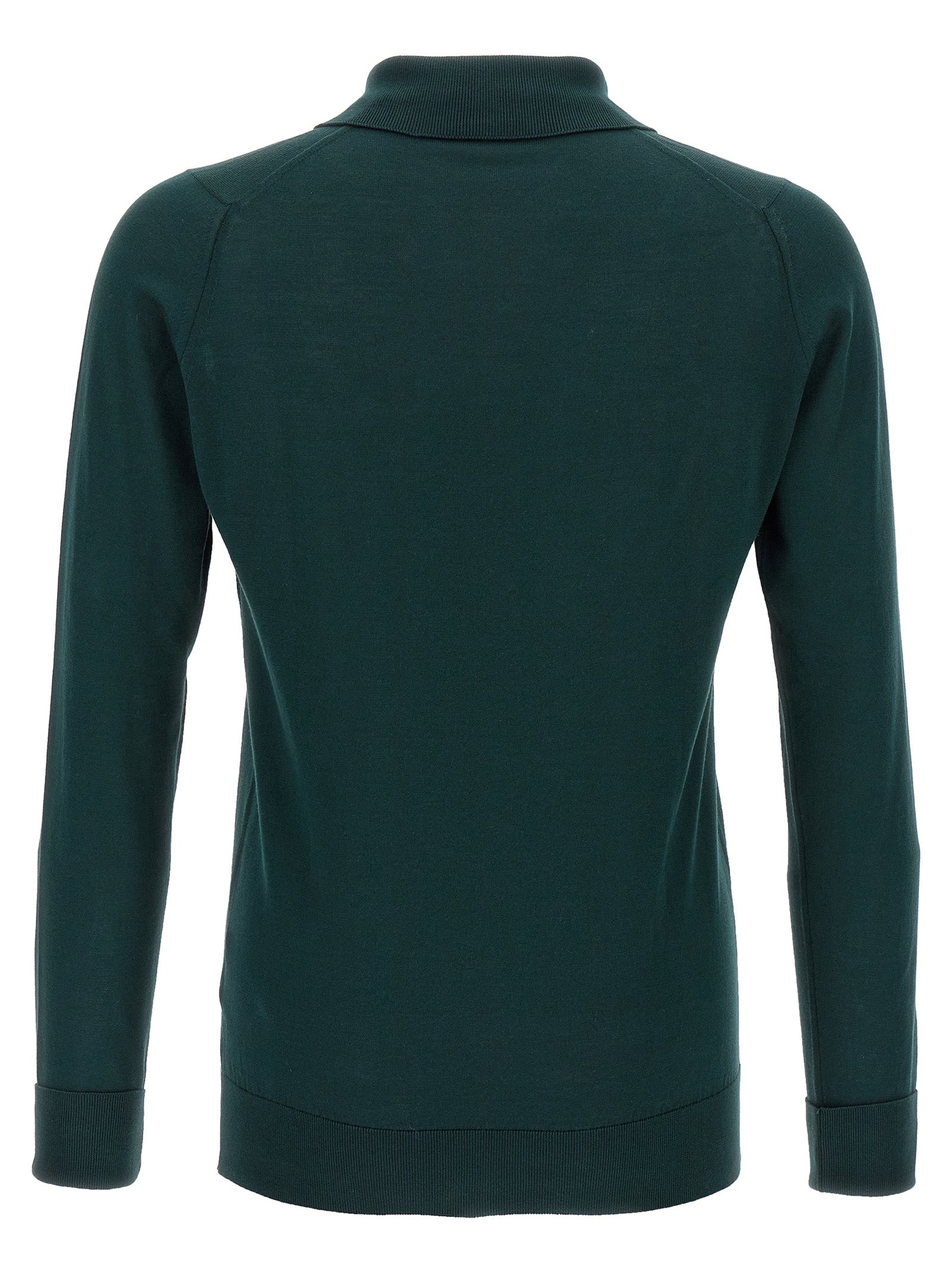 JOHN SMEDLEY Bicolor Cotton Polo Shirt