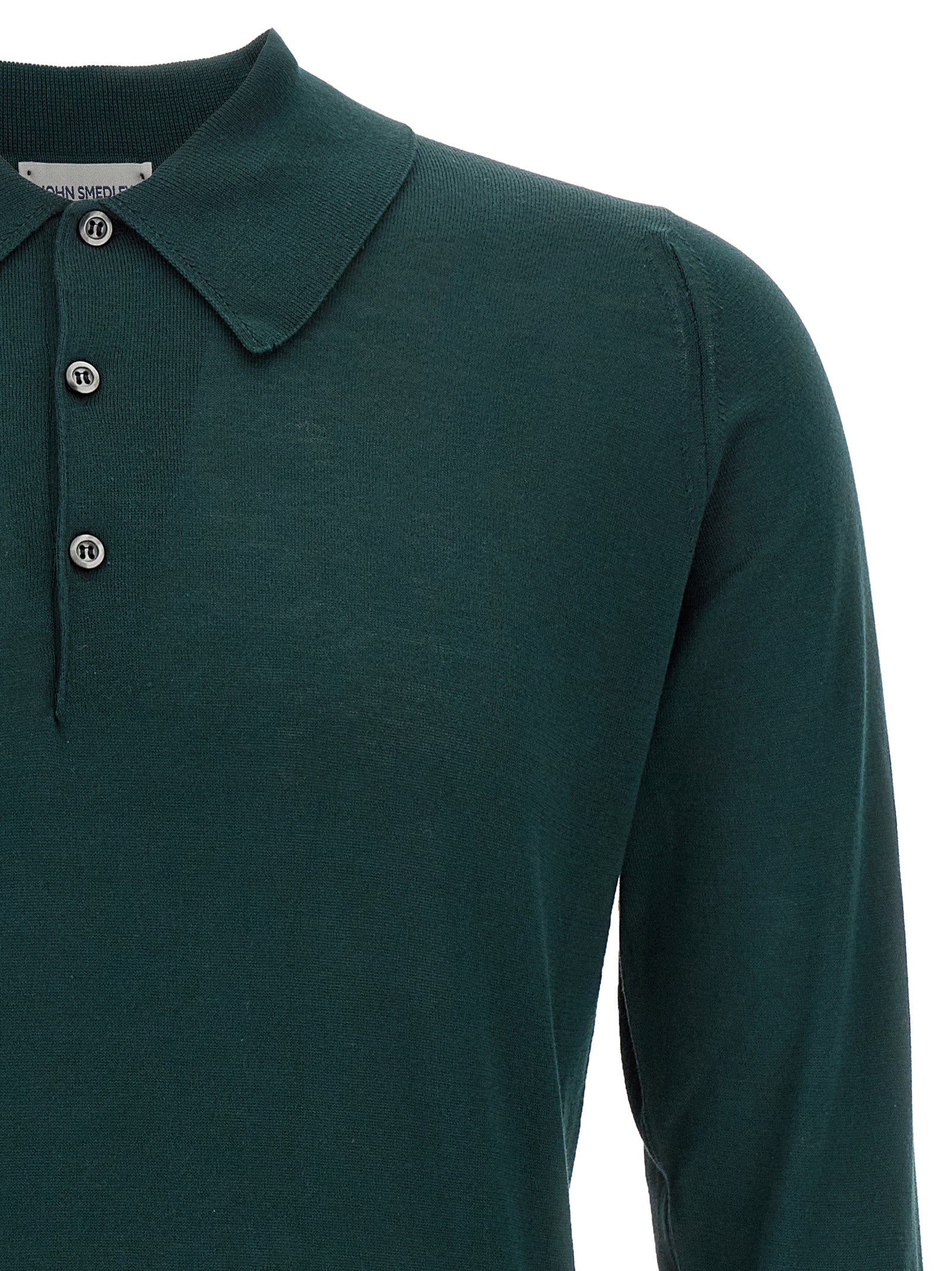JOHN SMEDLEY Bicolor Cotton Polo Shirt