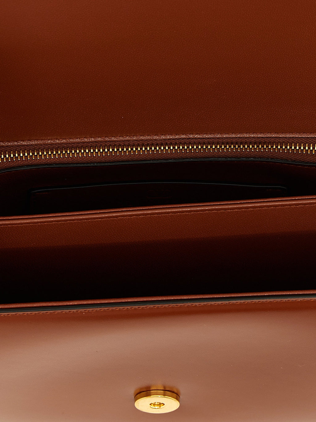 Valentino Garavani Brown Calfskin Shoulder Bag
